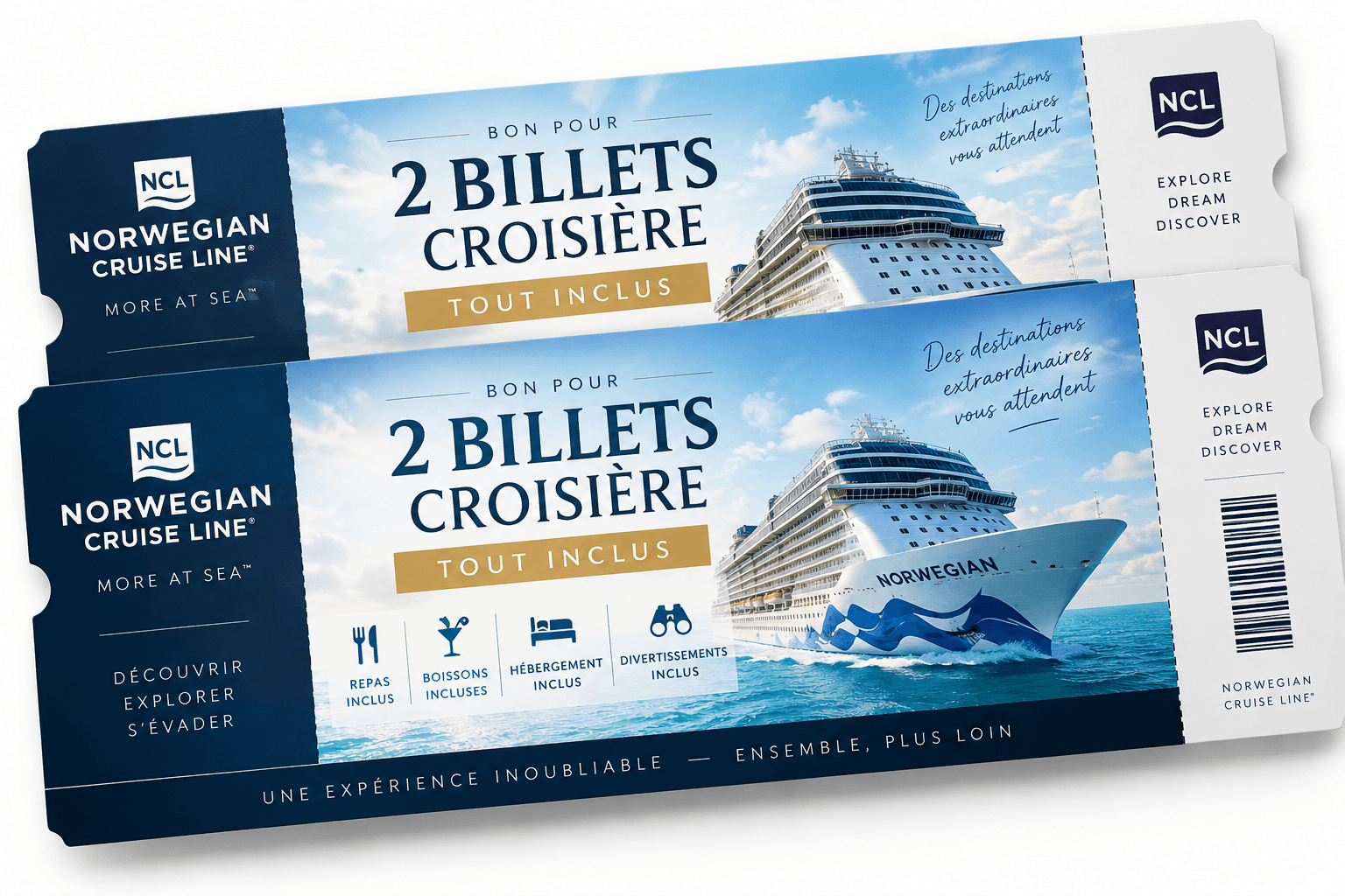Croisière pour deux personnes